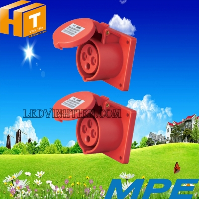 Ổ cắm loại cố định bắt trên bảng điện MPN-324