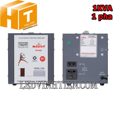 Ổn áp 1 pha 1KVA Robot Grand 140-250V