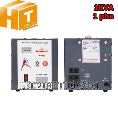 Ổn áp 1 pha 1KVA Robot Grand 90-250V