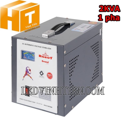Ổn áp 1 pha 2KVA Robot Grand 140-250V