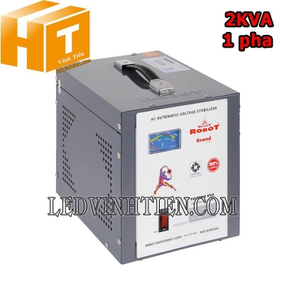 Ổn áp 1 pha 2KVA Robot Grand 140-250V