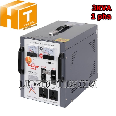 Ổn áp 1 pha 3KVA Robot Grand 140-250V
