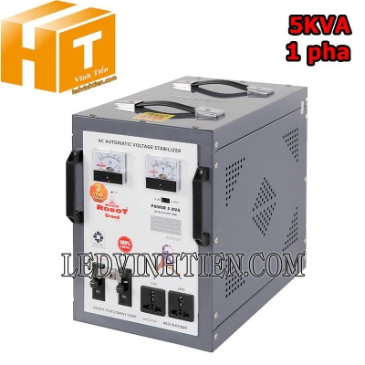 Ổn áp 1 pha 5KVA Robot Grand 140-250V