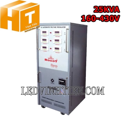 Ổn áp 3 pha 25KVA Robot Reno 160-430V