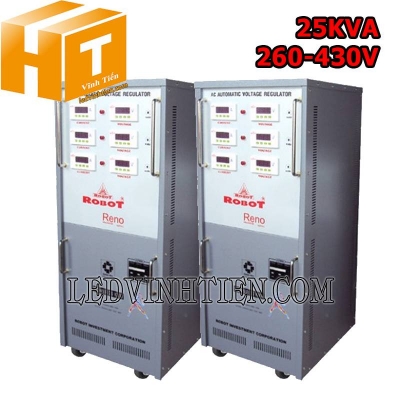 Ổn áp 3 pha 25KVA Robot Reno 260-430V