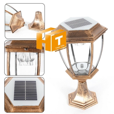 Đèn trụ cổng NLMT004