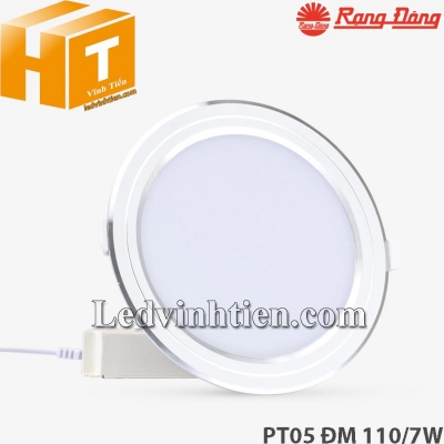 Đèn led panel tròn đổi màu 110/7W PT05 ĐM