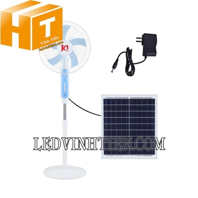 Quạt sạc NLMT JD-188L 15W Jindian