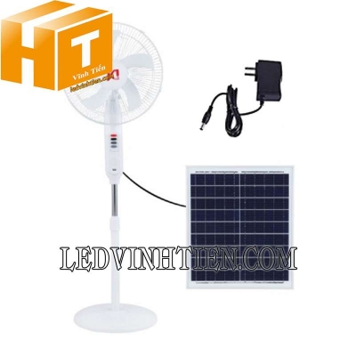 Quạt sạc NLMT JD198L 25W Jindian
