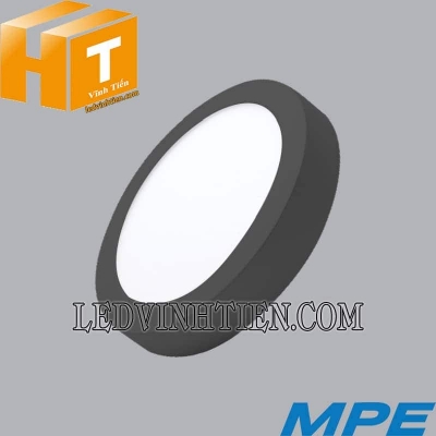 Đèn led panel tròn nổi viền đen 3 màu SRPLB-18W