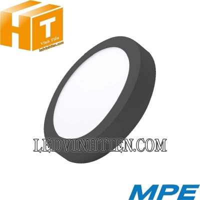 Đèn led panel tròn nổi viền đen 3 màu SRPLB-24W