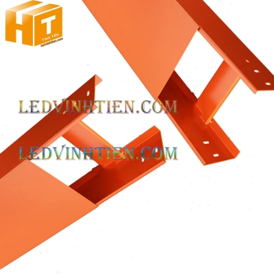 Thang máng cáp sơn tĩnh điện màu cam