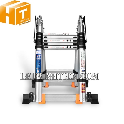 Thang rút nhôm đôi