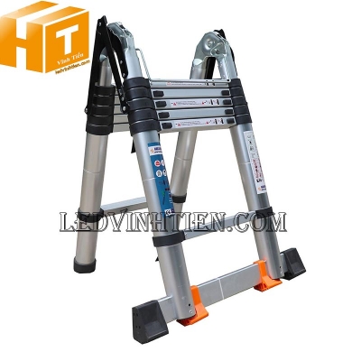 Thang rút nhôm đôi