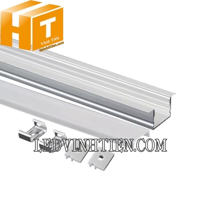 Thanh nhôm định hình YW âm 44x20mm