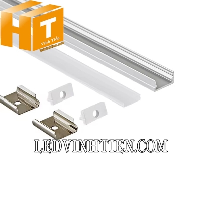 Thanh nhôm định hình U nổi 14x7mm