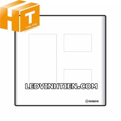 Mặt công tắc 3 lỗ S18CC5X / S18CC5XV Sino Vanlock