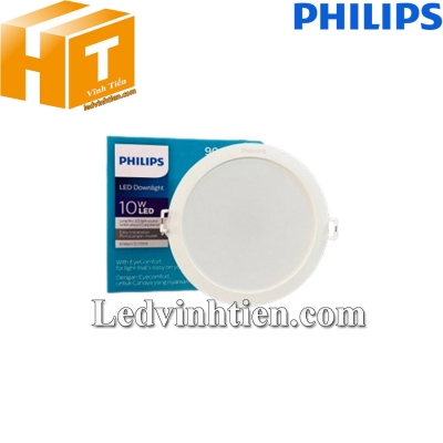 Đèn led âm trần Eridani DL190B LED8 D125 10W WH SNI Philips 