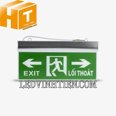 Đèn exit 2 mặt CD01 40x20/2.2W Rạng Đông