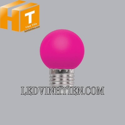 Đèn LED bulb tròn màu hồng LBD-3PK MPE