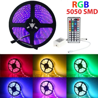 Led Dây 12V 5050 Có Keo RGB