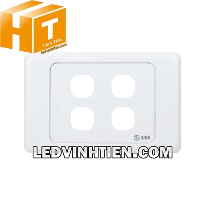 Mặt công tắc 4 lỗ S9M4/X Sino Vanlock
